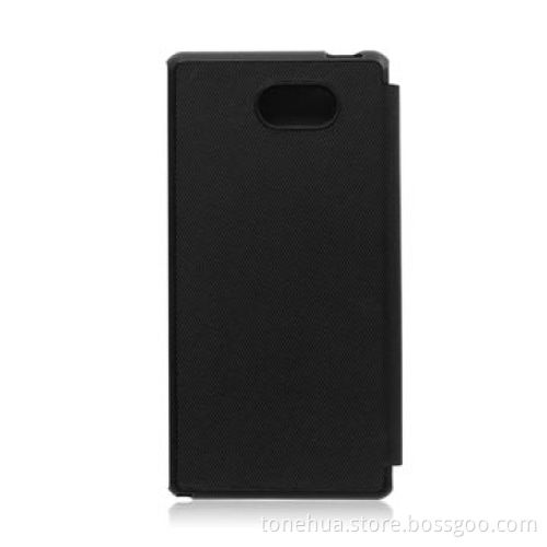 Mobile Phone PU Leather Case for Sony M2 with Classic Wallet Design